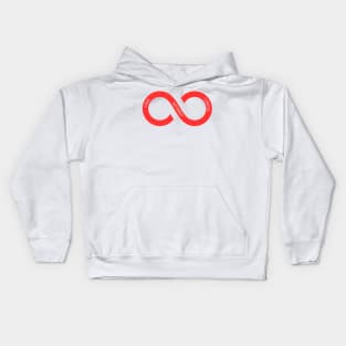 Valentines Day: Love Without Limits Infinity Loop Kids Hoodie